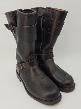 Stylmartin Legend R Waterproof Motorcycle Riding Boots Brown Mens EU 42/ US 9